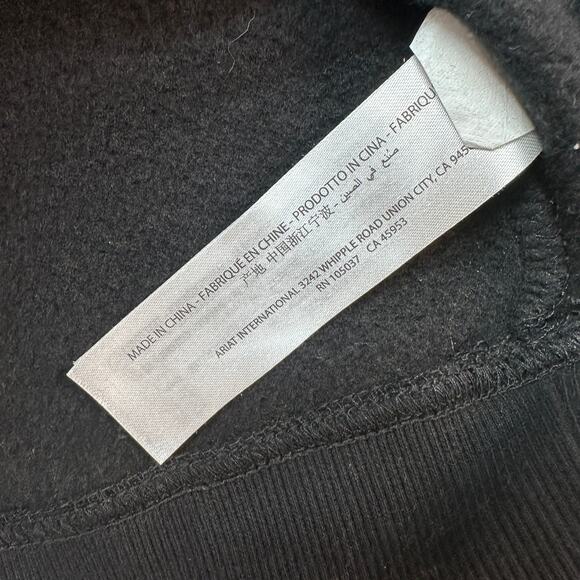 Ariat Rebar Skill Set 1/2 Zip Hoodie Womens 2XL Soft Cotton Black Pullover Soft - Picture 8 of 11